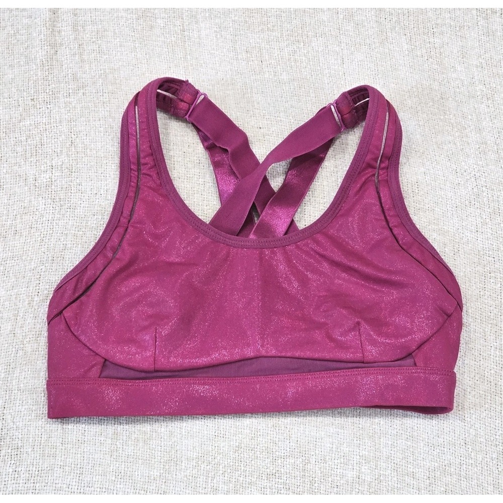 Fabletics Belle Iridescent Adjustable High Impact Sports Bra Size Small
